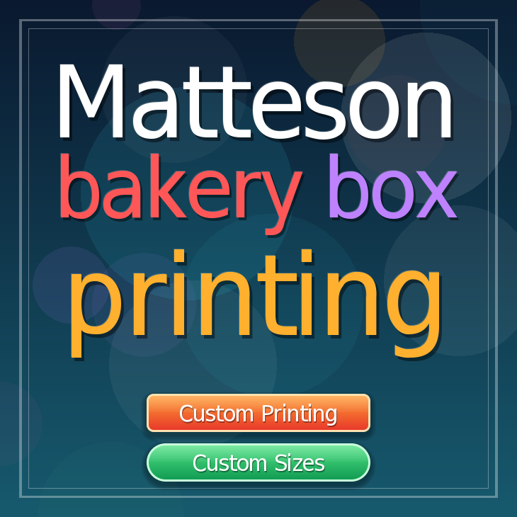 Matteson bakery box printing
