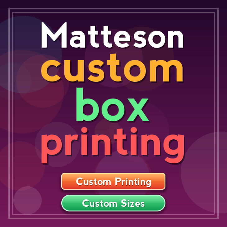 Matteson custom box printing