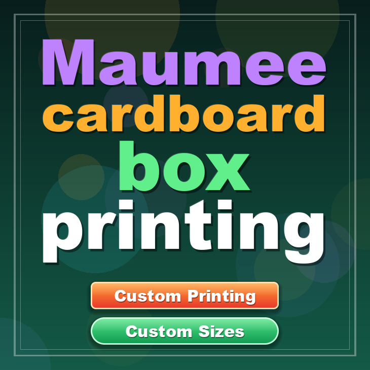 Maumee cardboard box printing