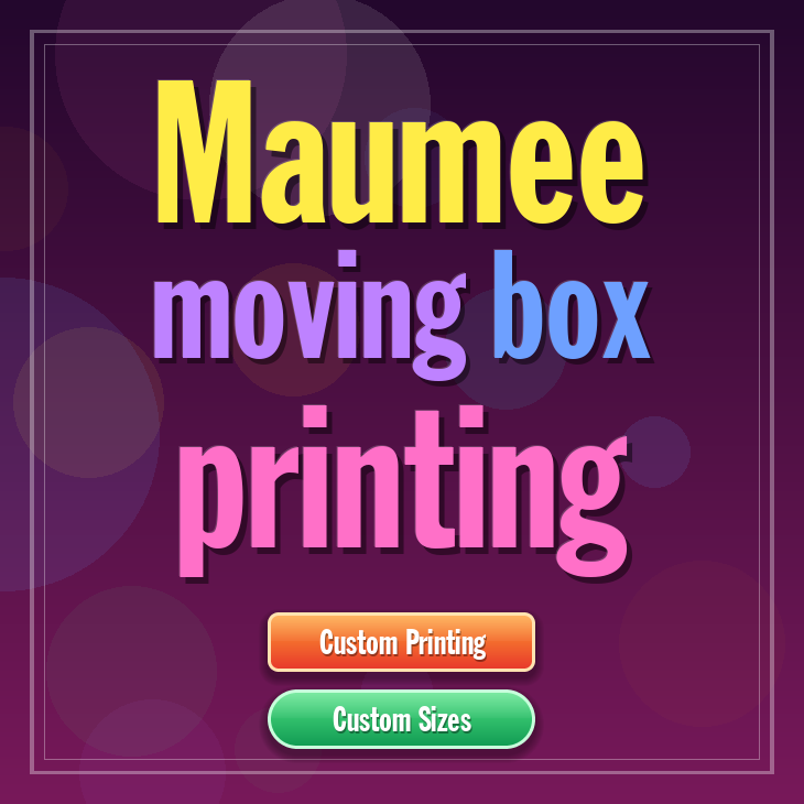 Maumee moving box printing