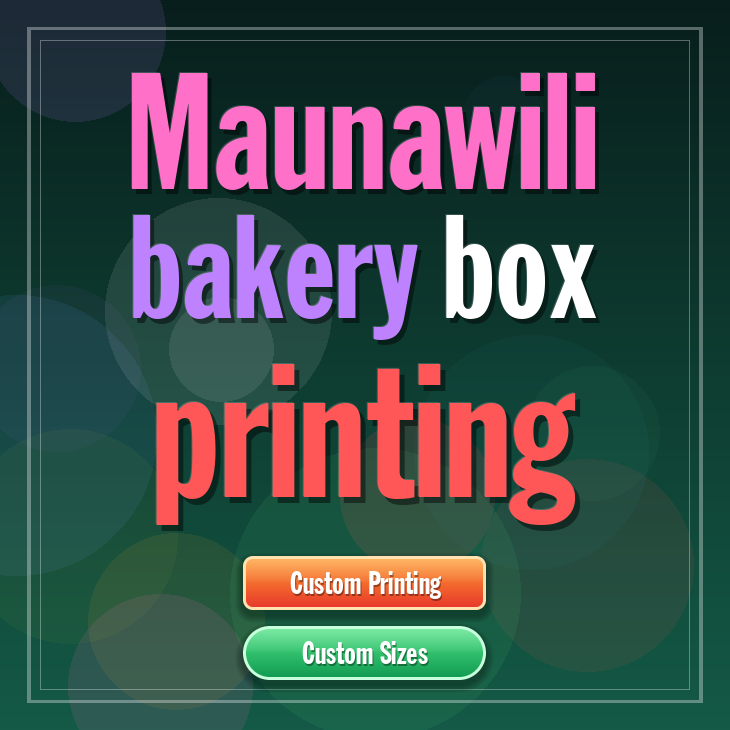 Maunawili bakery box printing