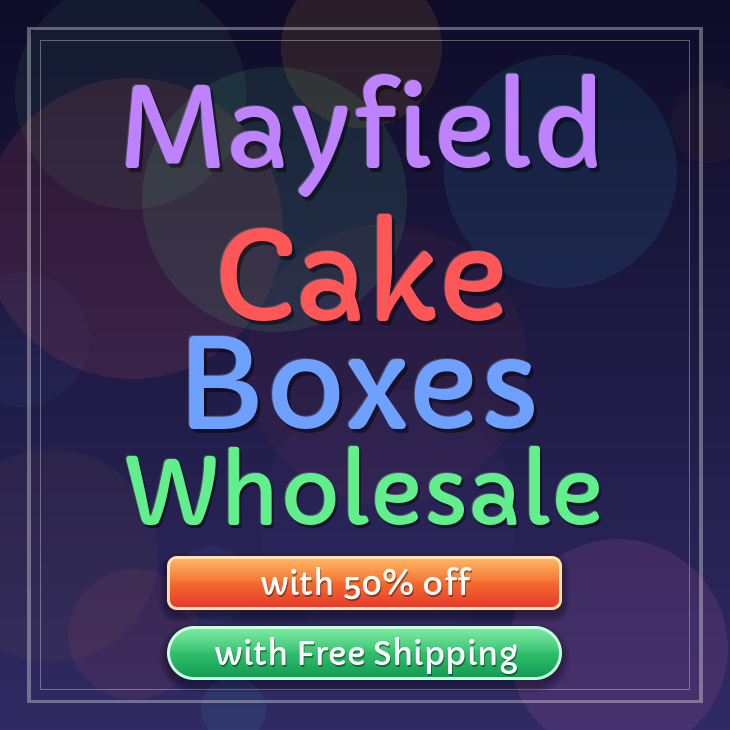 Mayfield cake boxes