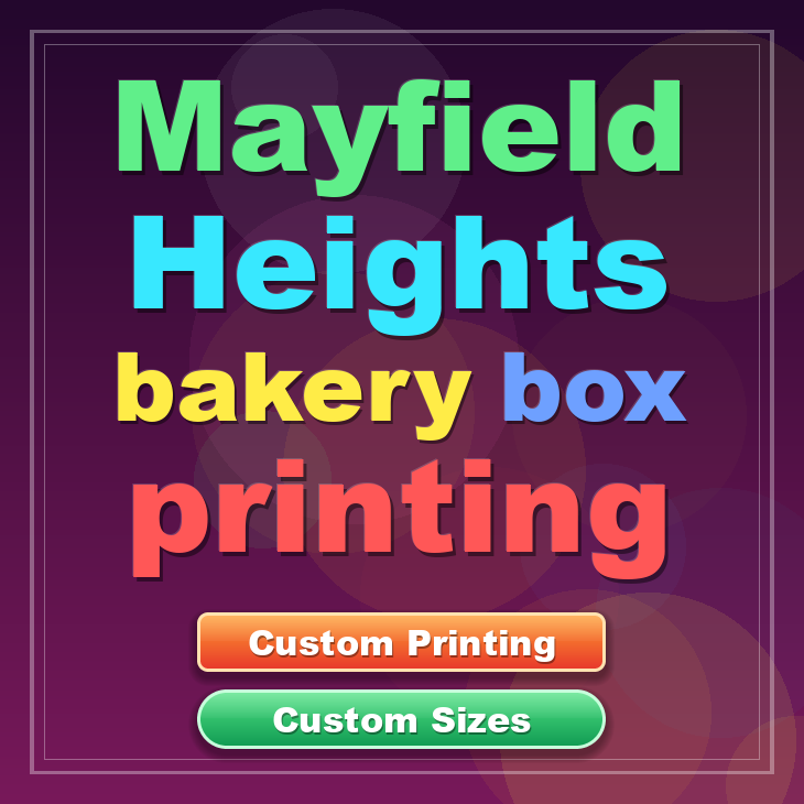 Mayfield Heights bakery box printing
