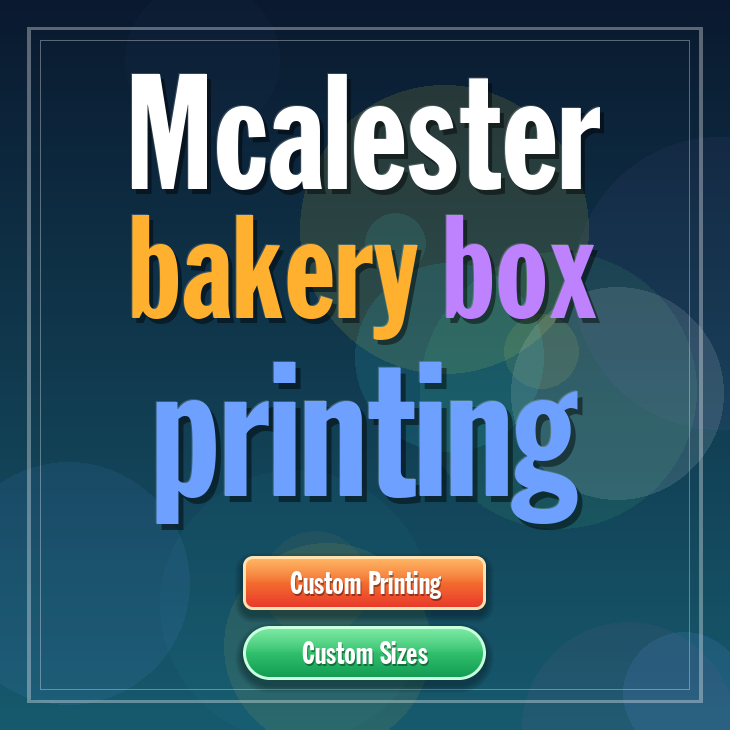 Mcalester bakery box printing