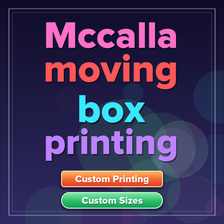Mccalla moving box printing