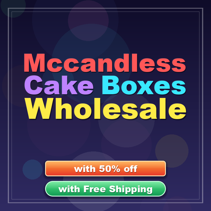 Mccandless cake boxes