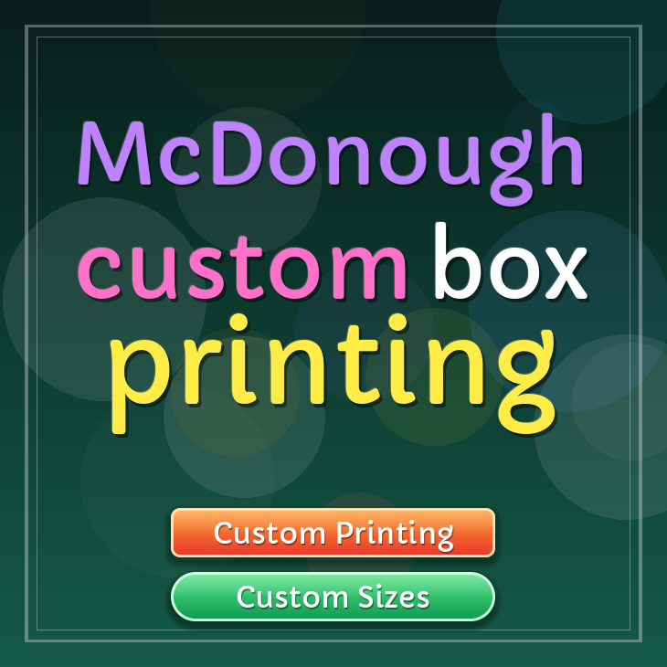 McDonough custom box printing