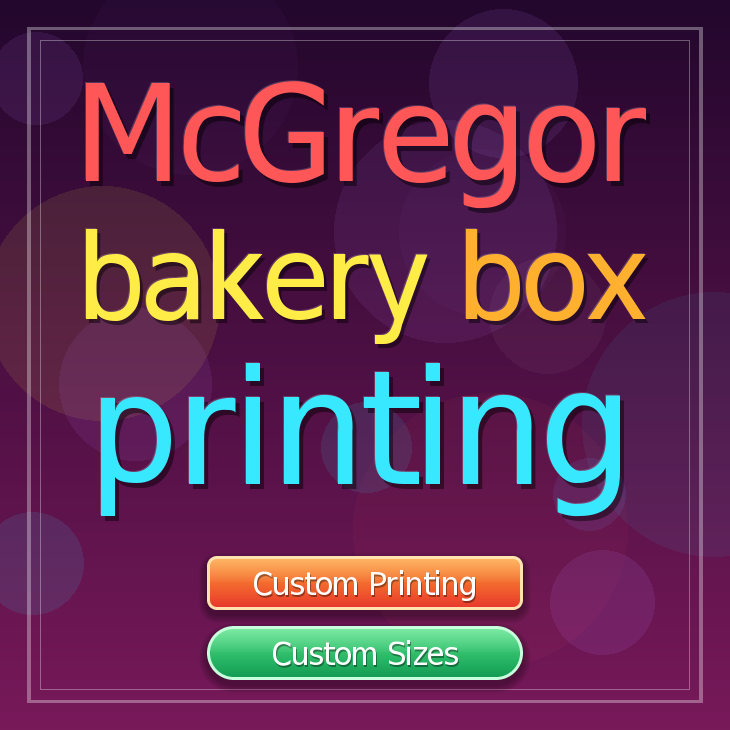 Mcgregor bakery box printing