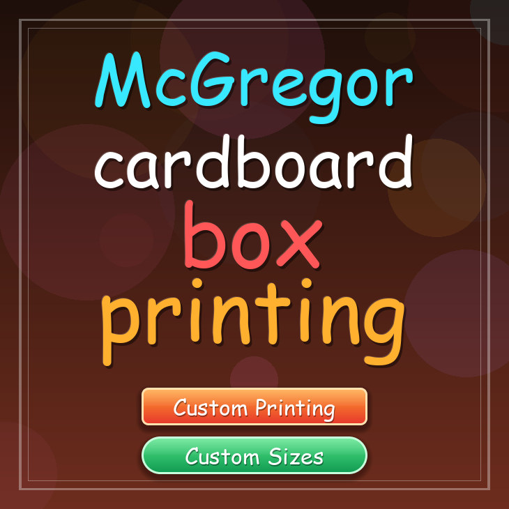 McGregor cardboard box printing
