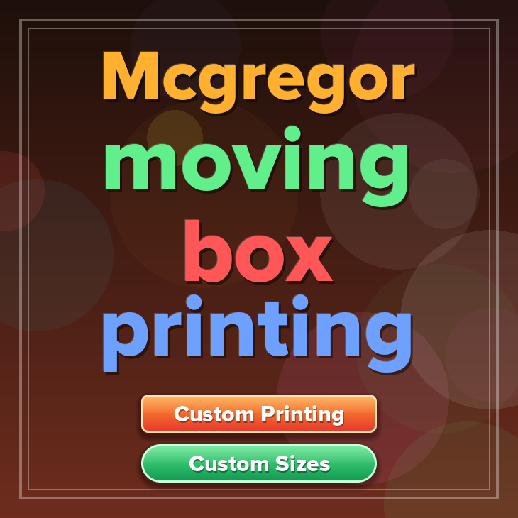 Mcgregor moving box printing