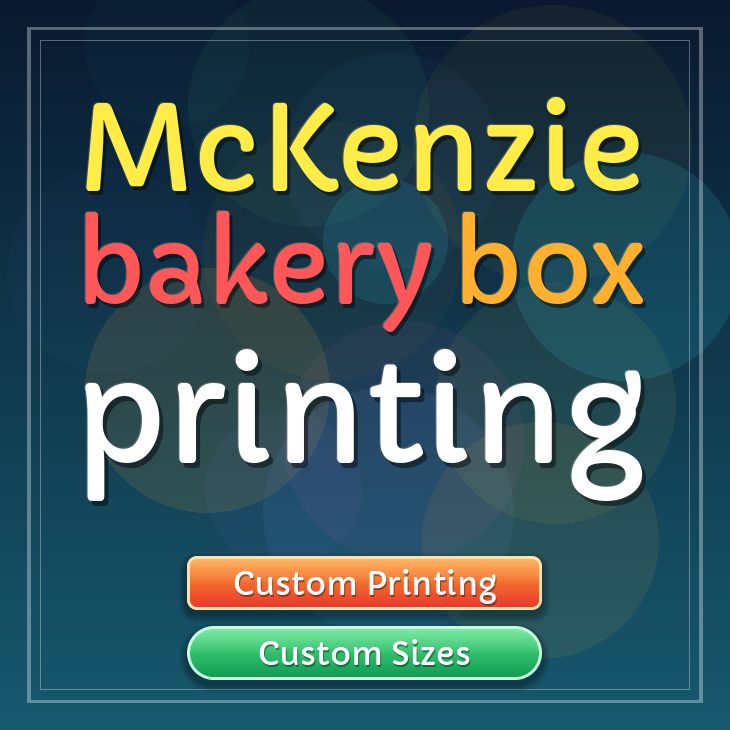 Mckenzie bakery box printing