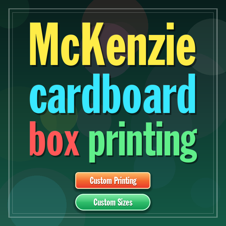 McKenzie cardboard box printing