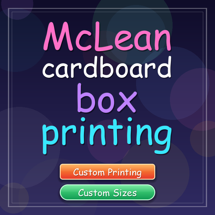 McLean cardboard box printing