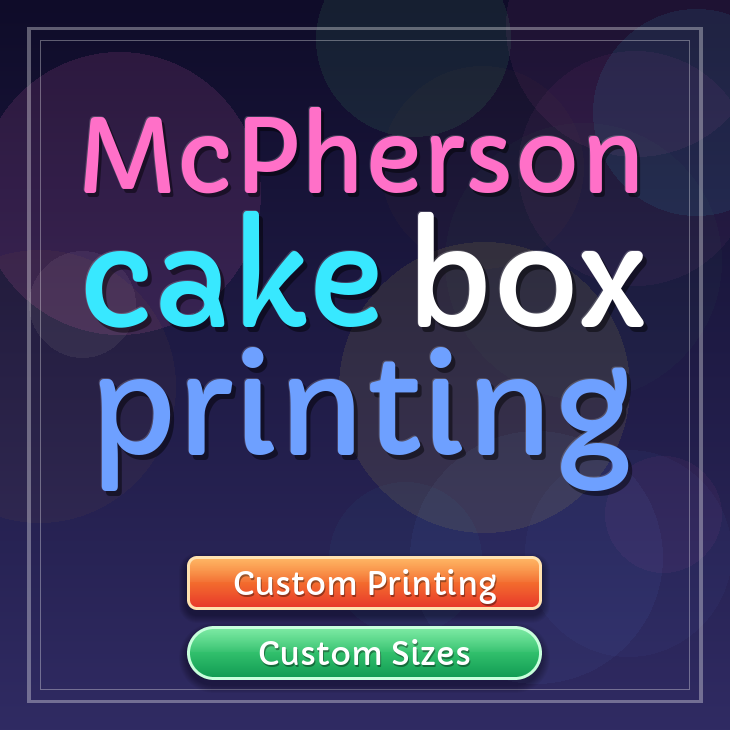 Mcpherson cake box printing