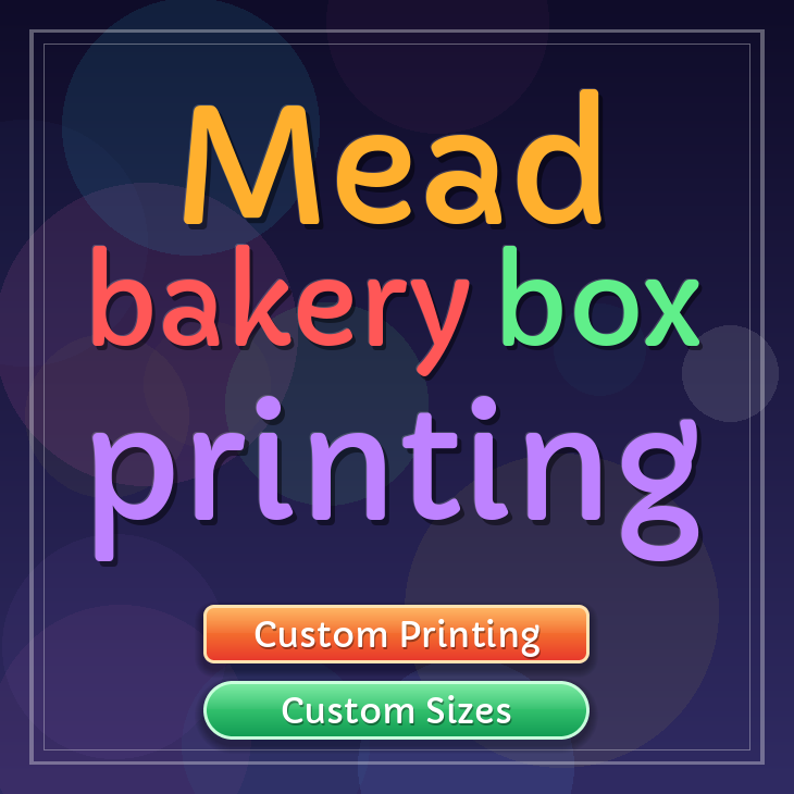 Mead bakery box printing