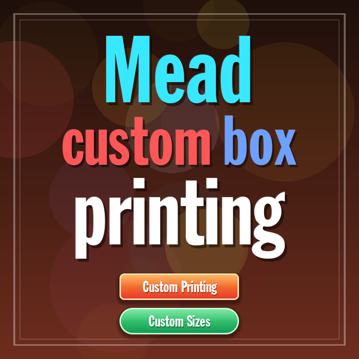Mead custom box printing