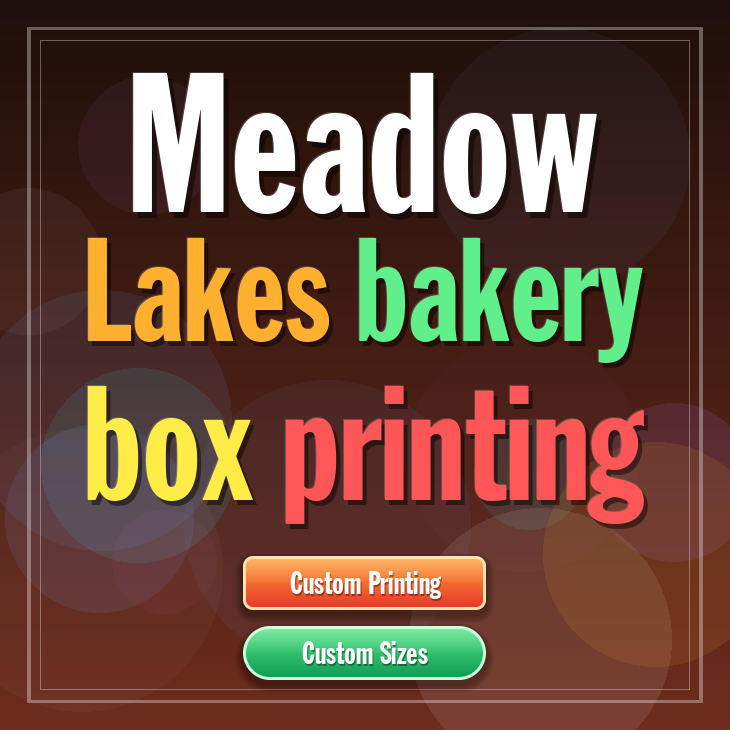 Meadow Lakes bakery box printing