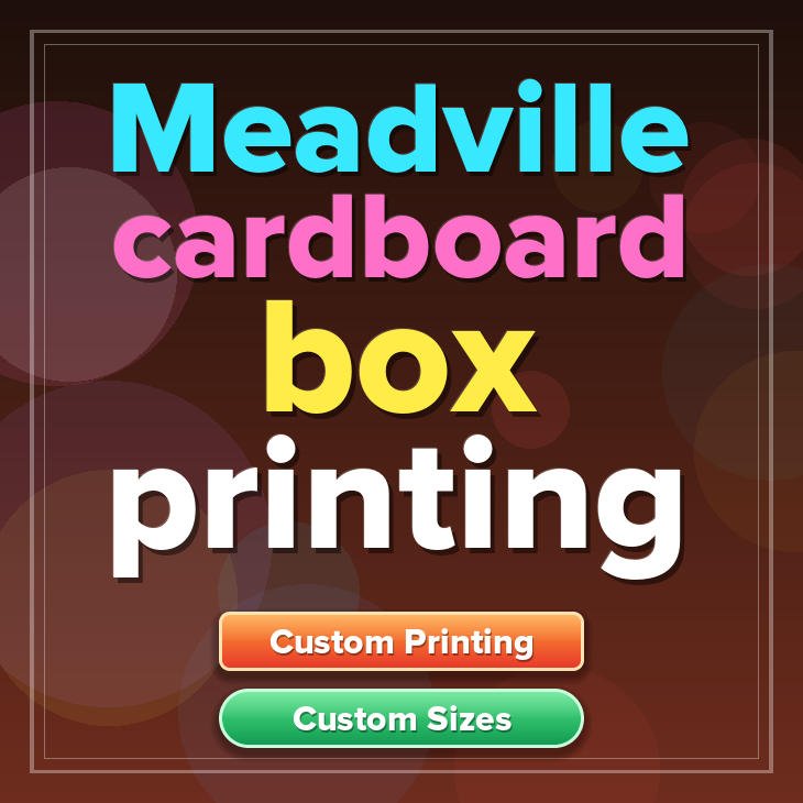 Meadville cardboard box printing