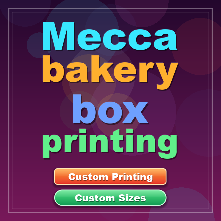 Mecca bakery box printing