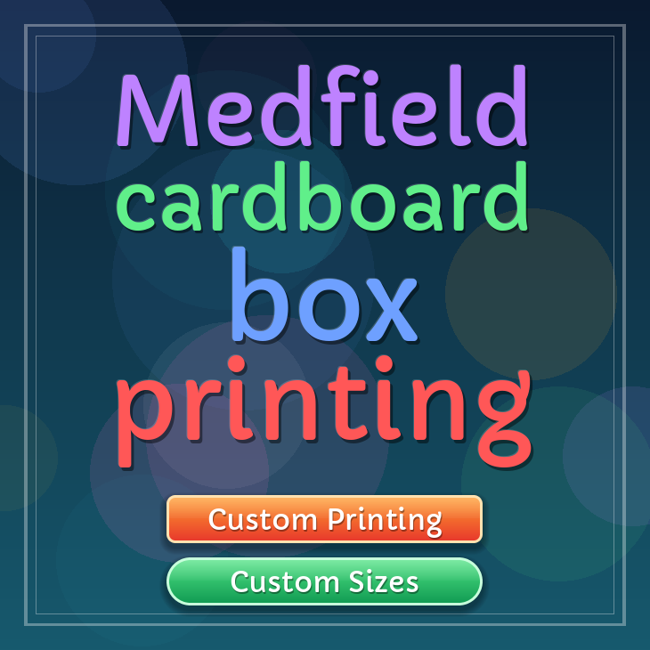 Medfield cardboard box printing