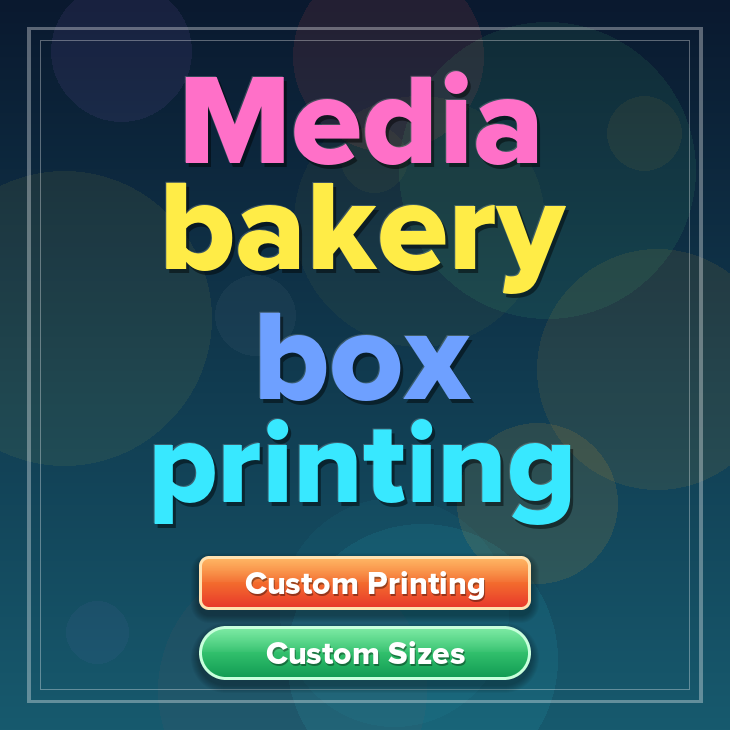 Media bakery box printing