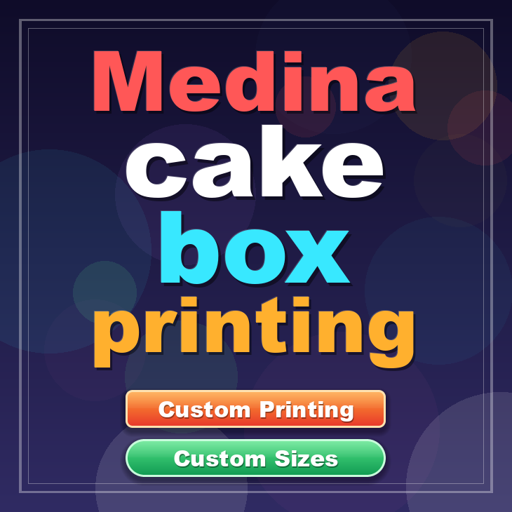 Medina cake box printing