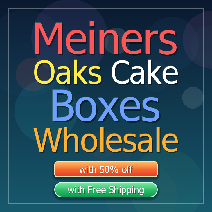 Meiners Oaks cake boxes