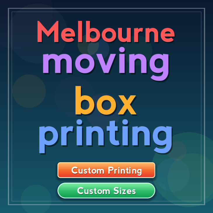 Melbourne moving box printing