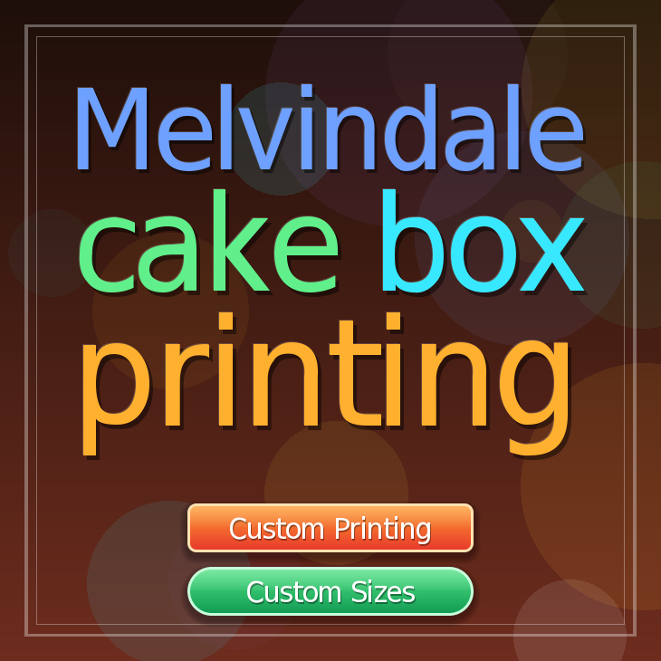 Melvindale cake box printing