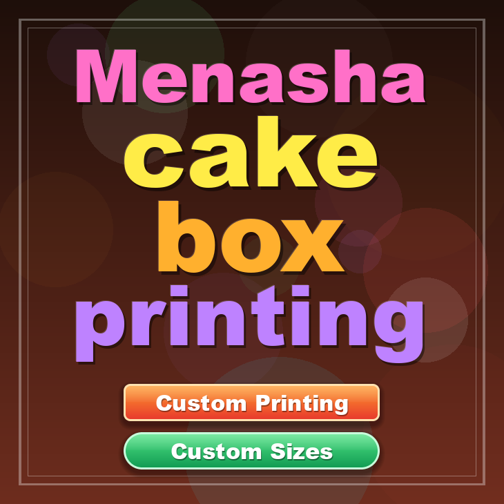 Menasha cake box printing