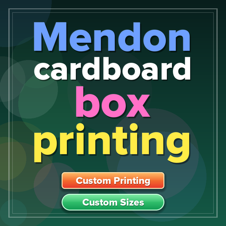 Mendon cardboard box printing