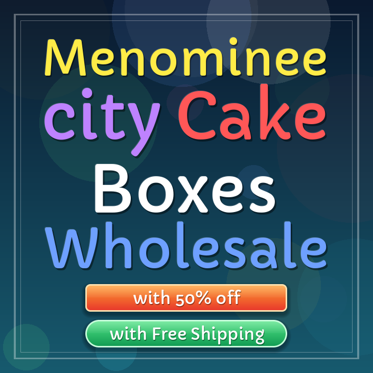 Menominee City cake boxes
