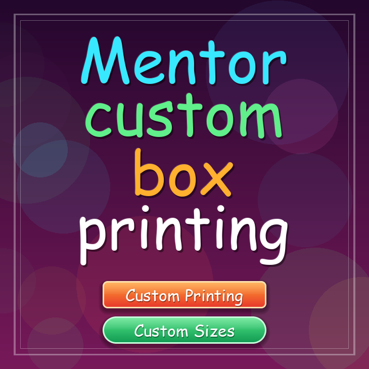 Mentor custom box printing