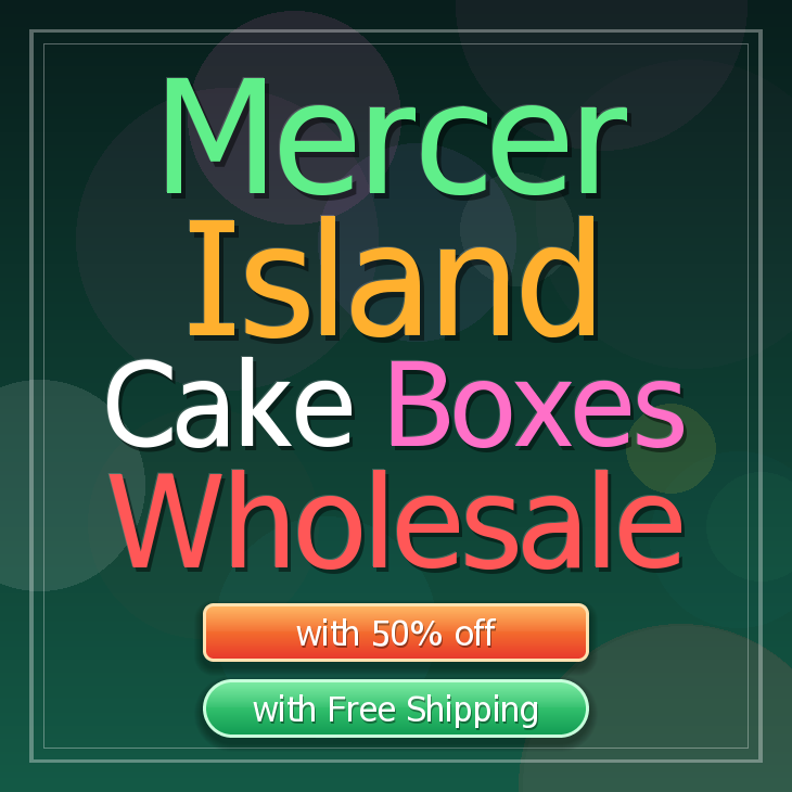 Mercer Island cake boxes