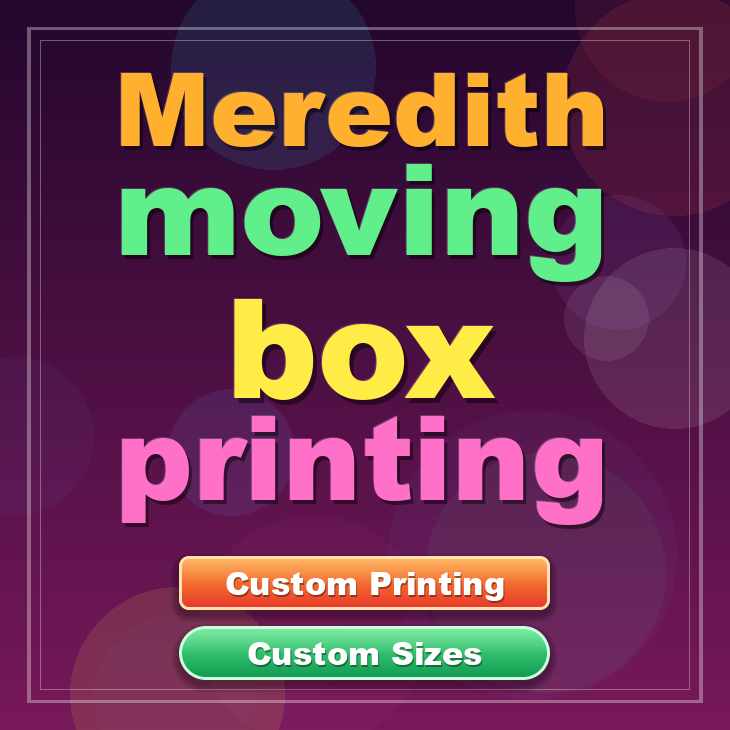 Meredith moving box printing