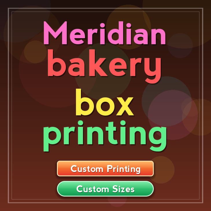 Meridian bakery box printing