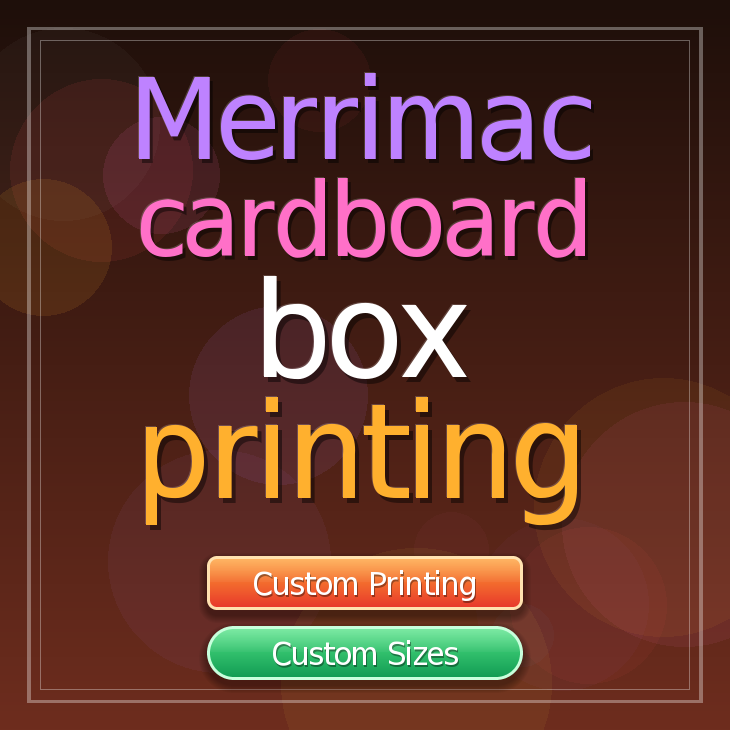 Merrimac cardboard box printing