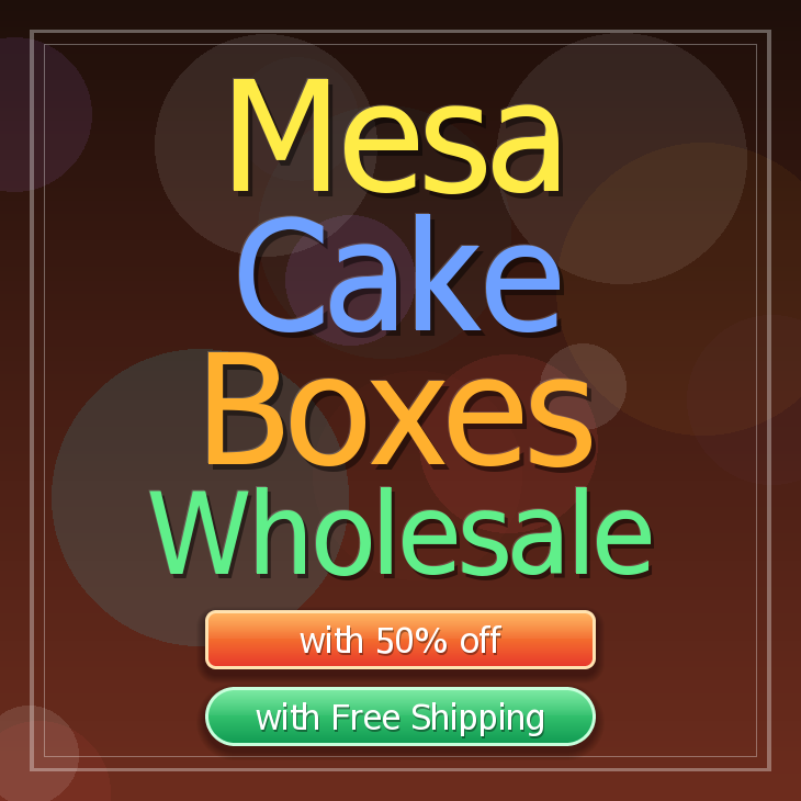 Mesa cake boxes