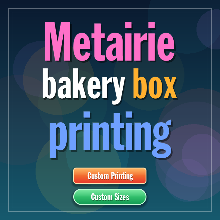 Metairie bakery box printing