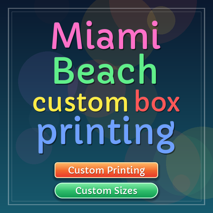 Miami Beach custom box printing