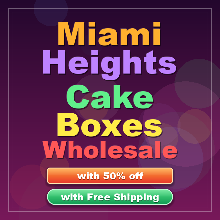Miami Heights cake boxes