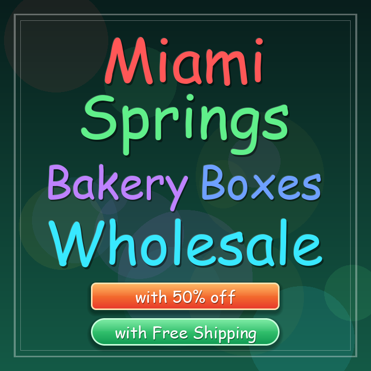 Miami Springs bakery boxes