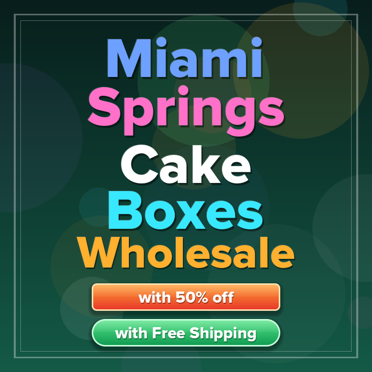 Miami Springs cake boxes