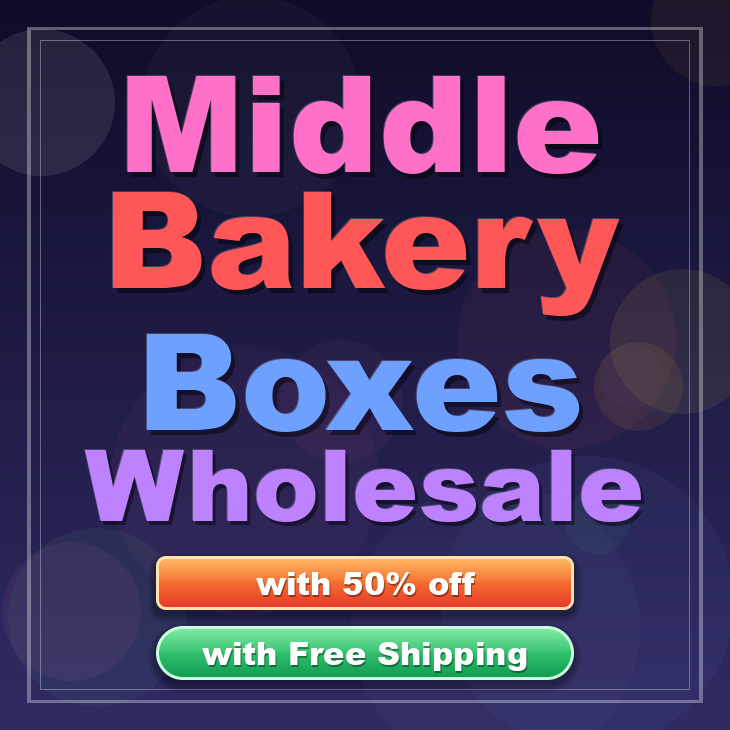 Middle bakery boxes