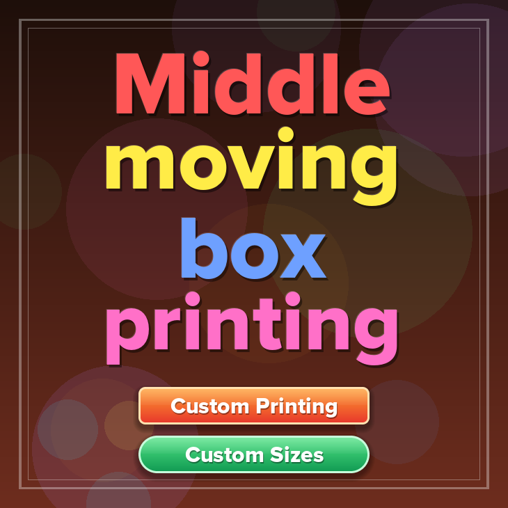 Middle moving box printing