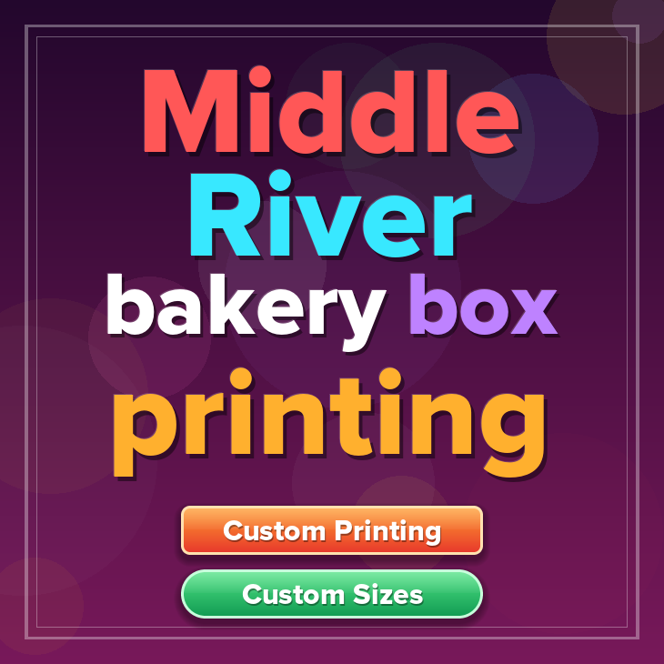 Middle River bakery box printing