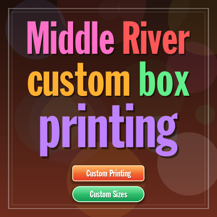 Middle River custom box printing