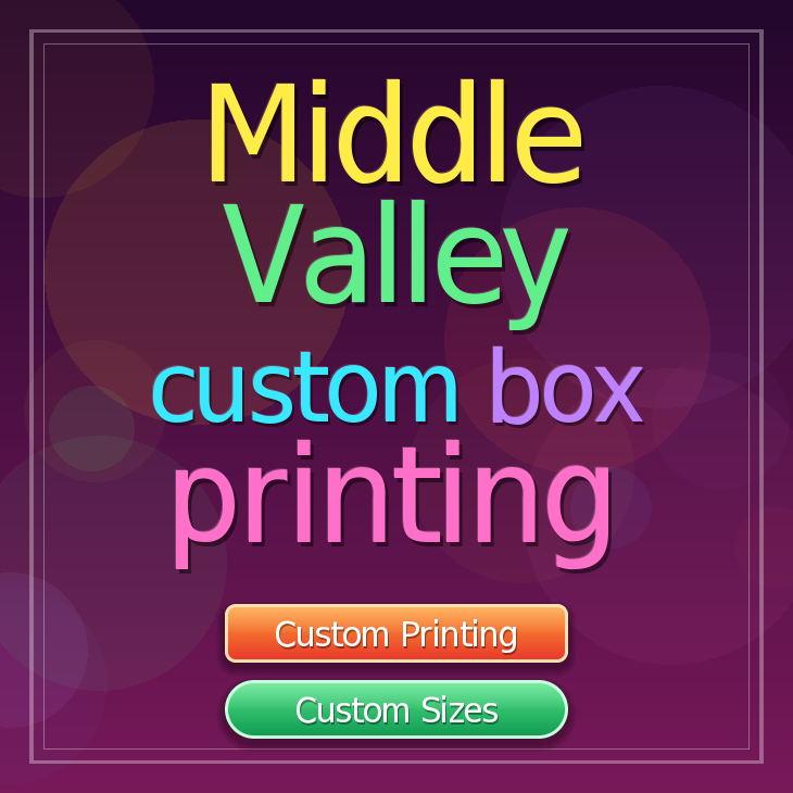 Middle Valley custom box printing