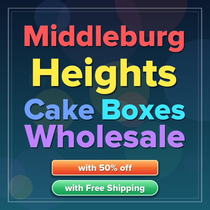 Middleburg Heights cake boxes