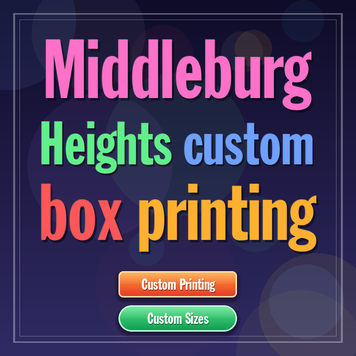 Middleburg Heights custom box printing